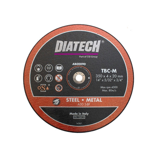 12" Metal Cutting Disc (Flat)