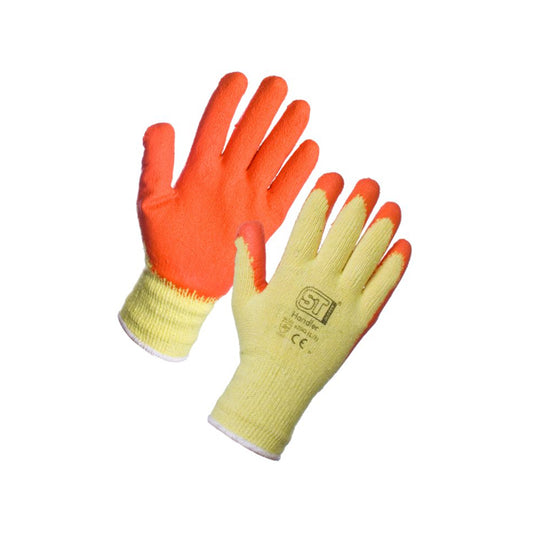 Orange Gripper Gloves